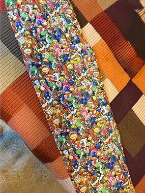 Colorful Super Mario Characters Patterned sleep pants
